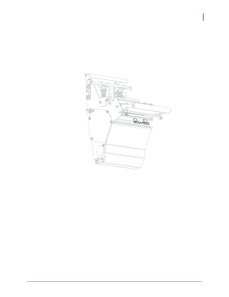 Lower media sensor | Zebra Technologies ZEBRA RXI4TM User Manual | Page 81 / 190