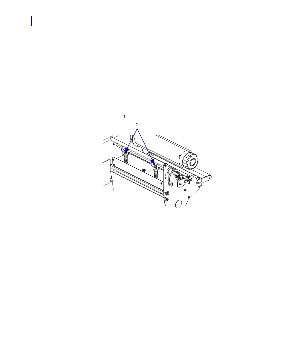 Adjust printhead pressure and toggle position, Toggle position adjustment | Zebra Technologies ZEBRA RXI4TM User Manual | Page 82 / 190