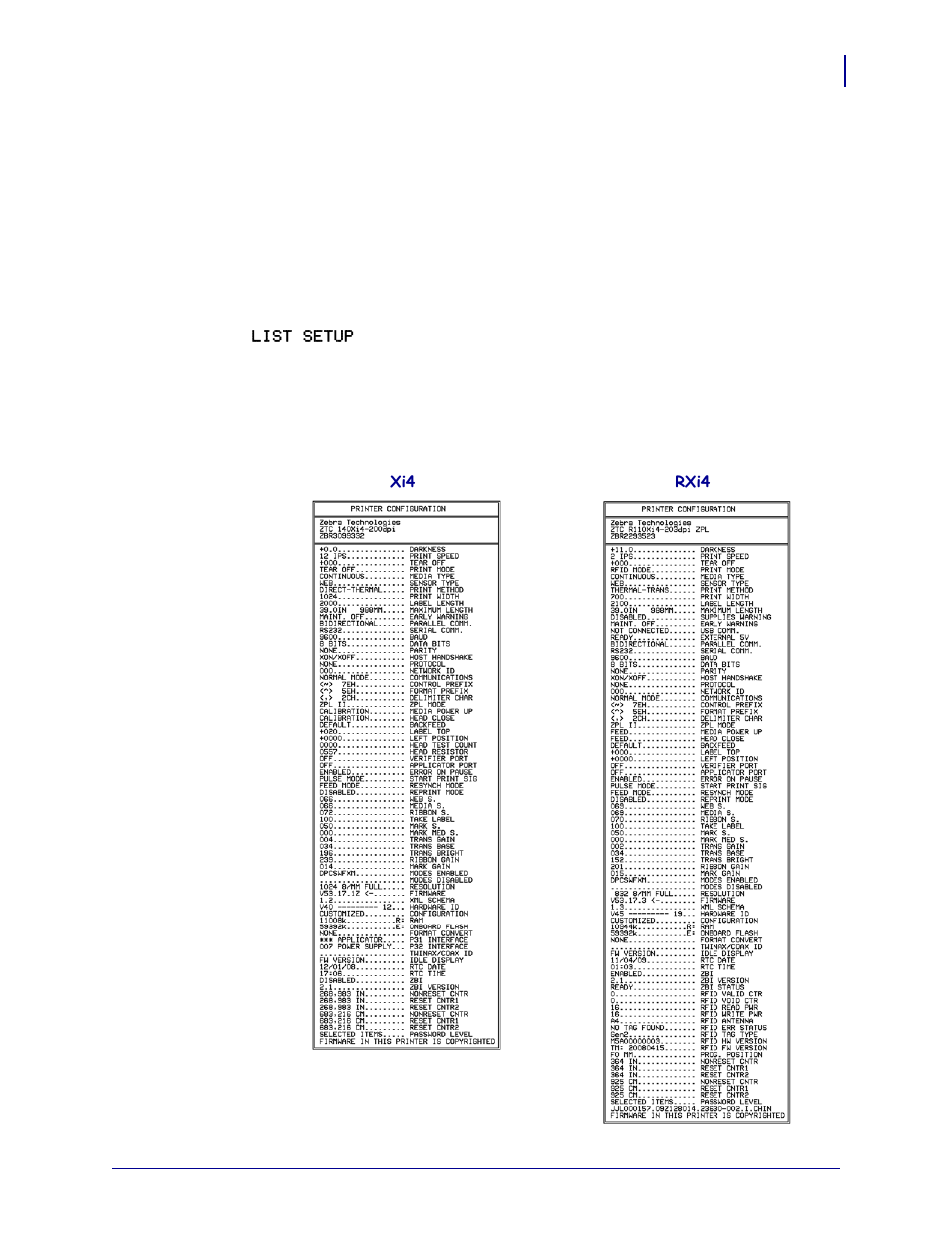 Print a configuration label | Zebra Technologies ZEBRA RXI4TM User Manual | Page 89 / 190