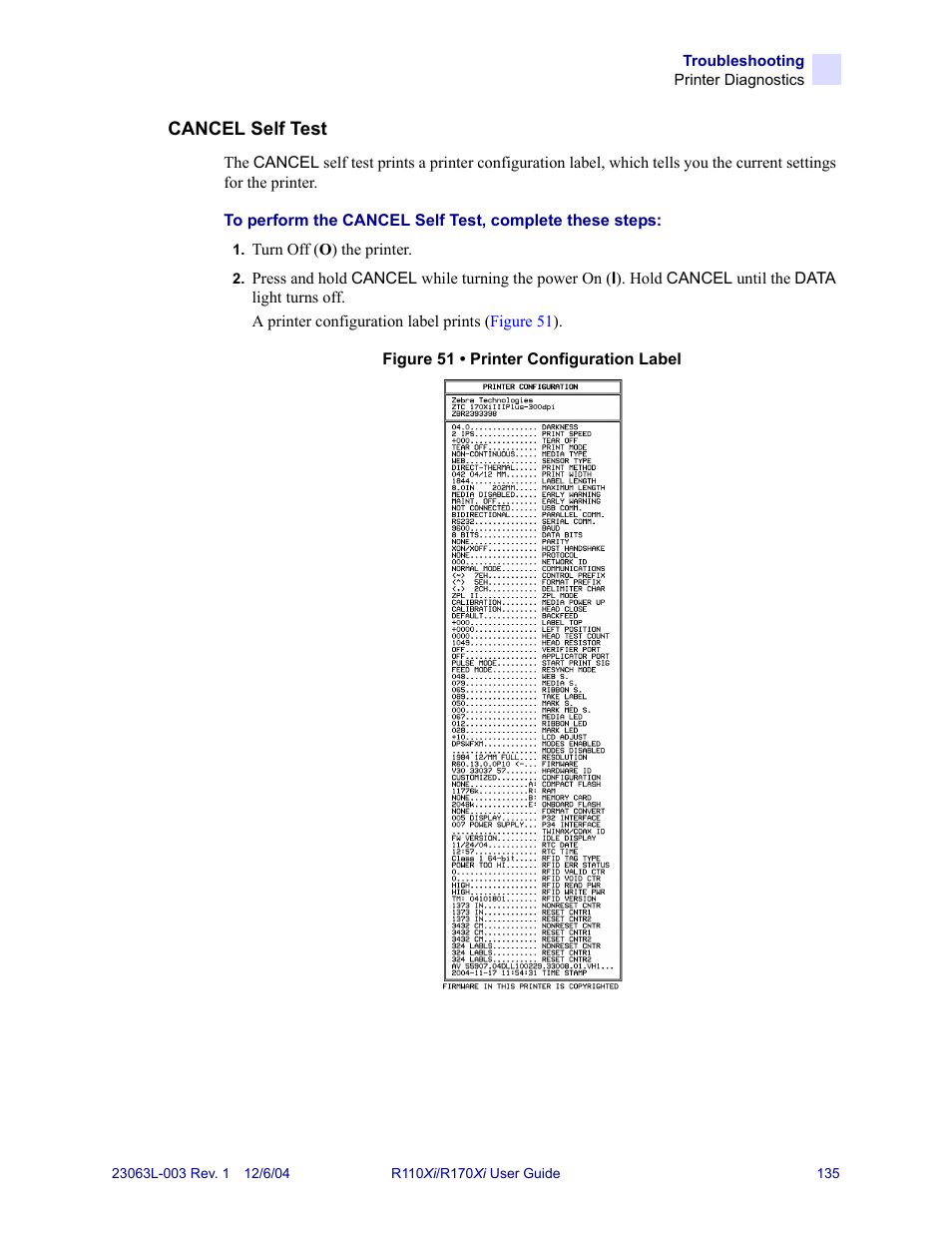 Zebra Technologies R110Xi User Manual | Page 147 / 184