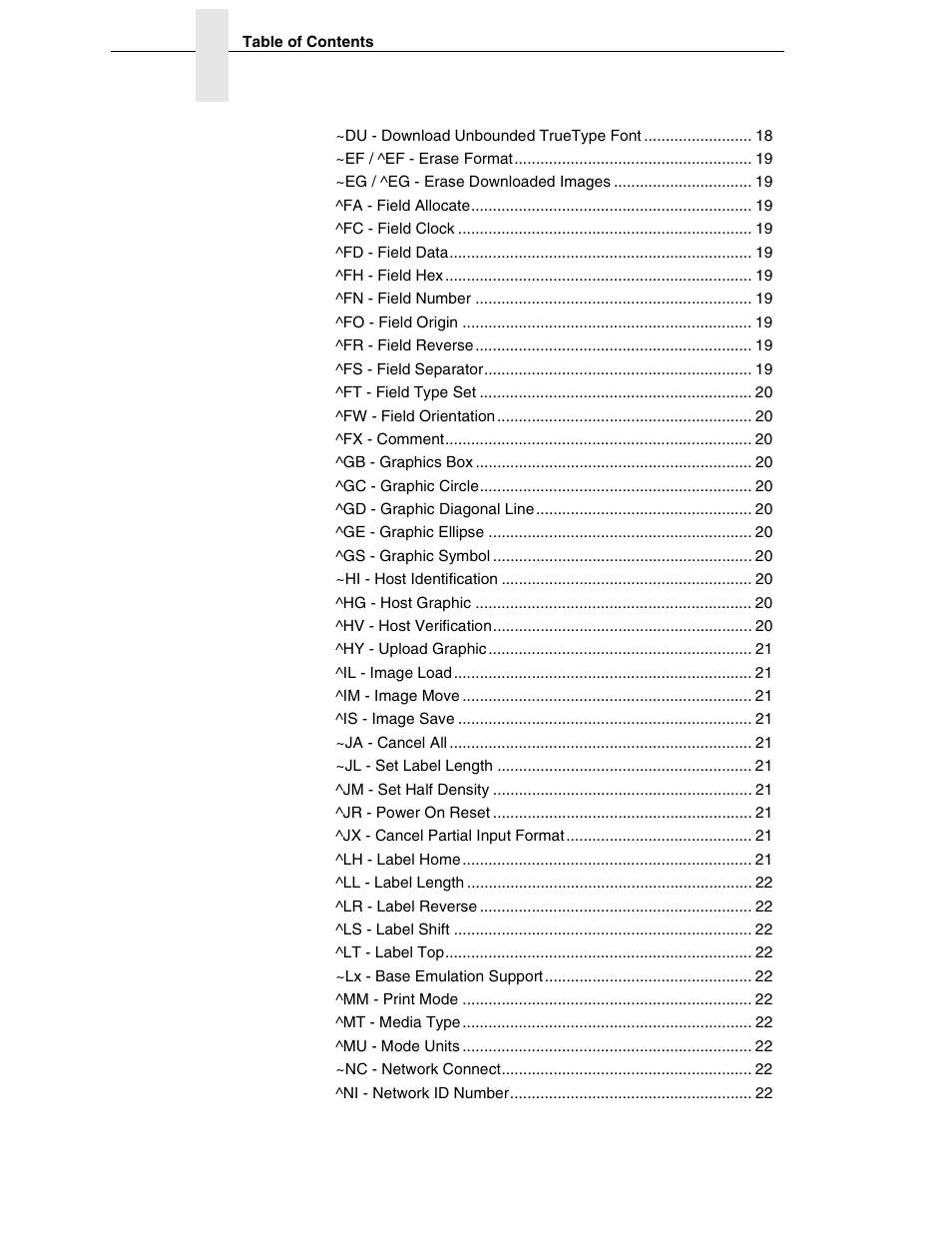 Zebra Technologies SL5000r/T5000r User Manual | Page 6 / 50