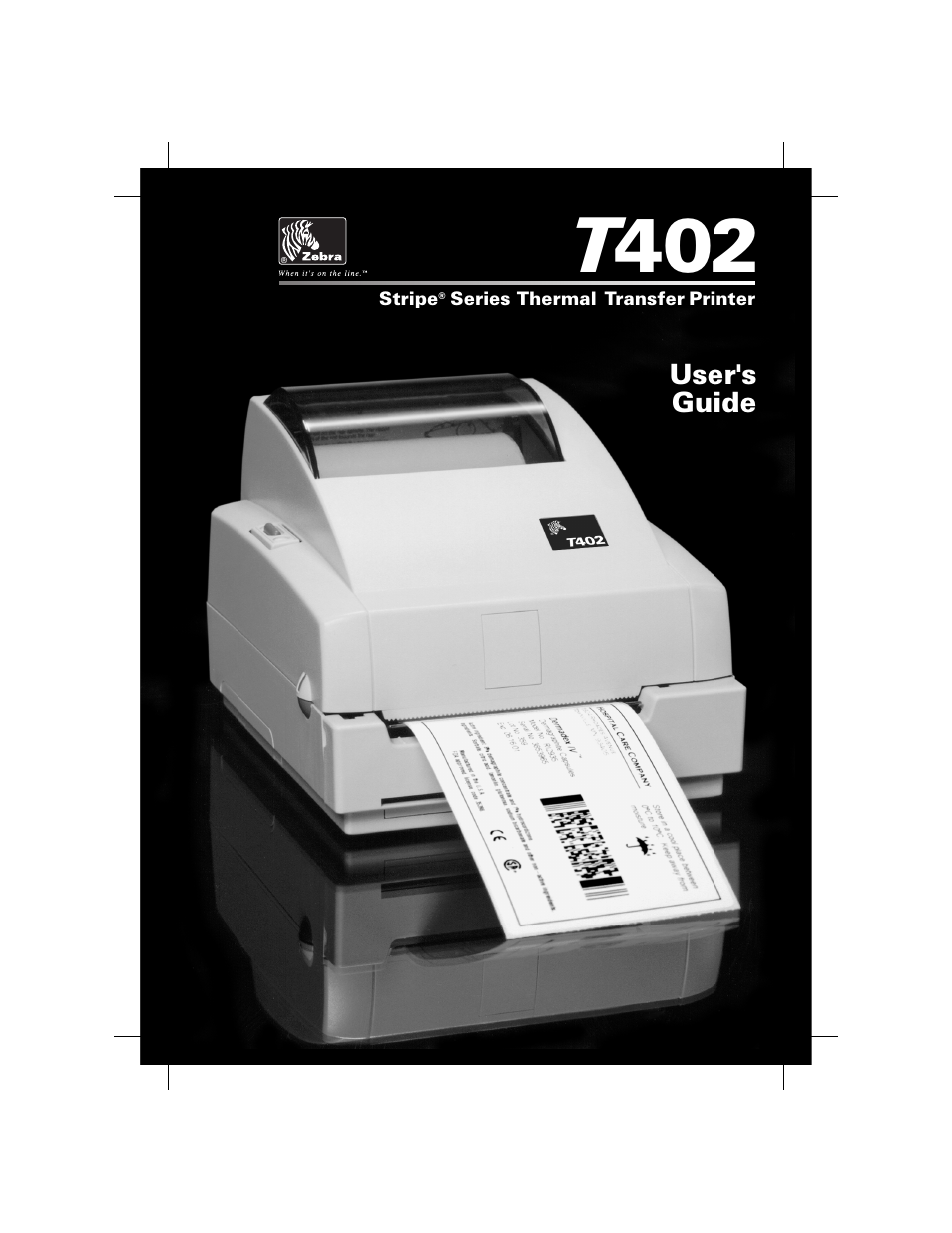 Zebra Technologies T402 User Manual | 62 pages
