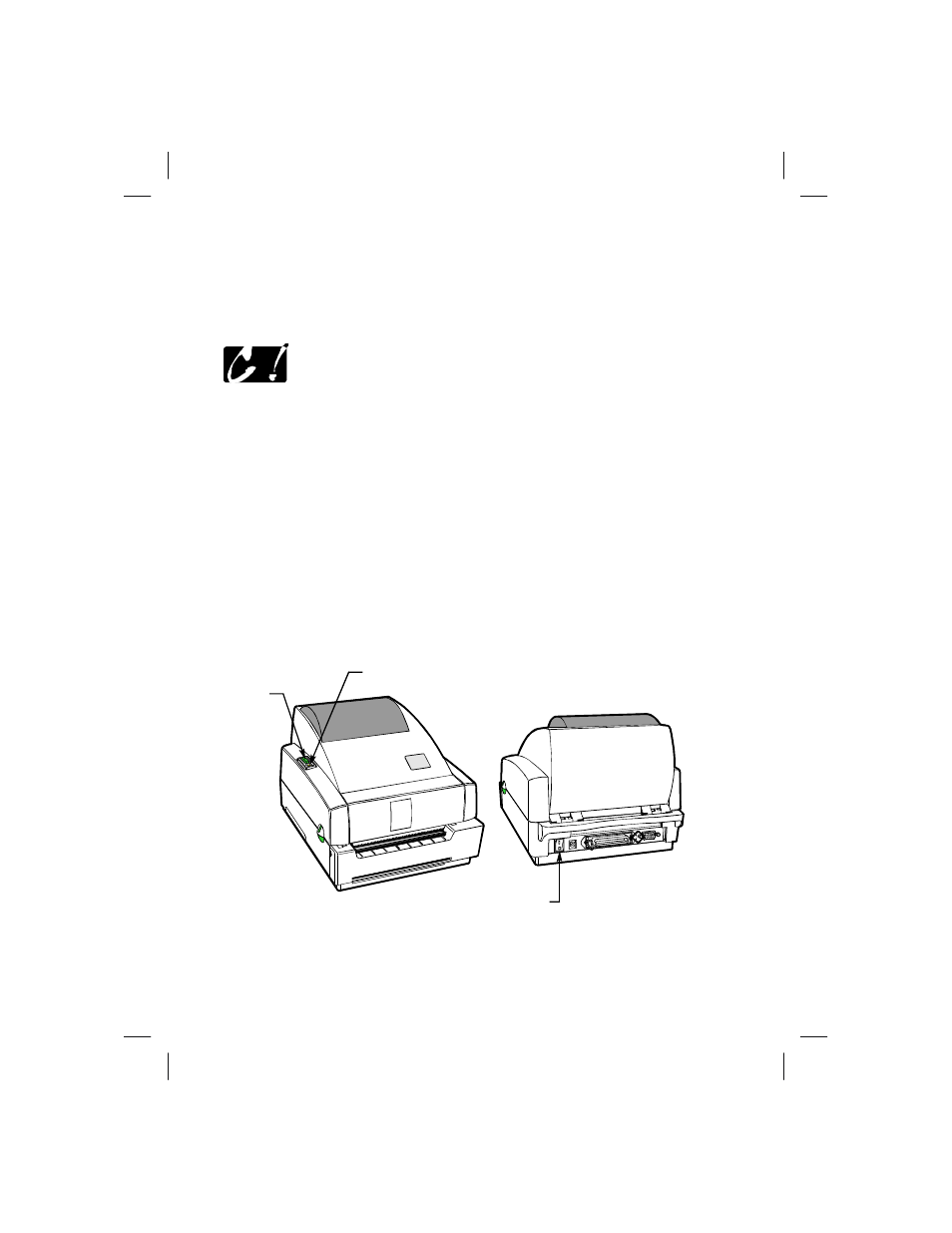 Operator controls, Power switch, Feed button | Status led | Zebra Technologies T402 User Manual | Page 33 / 62