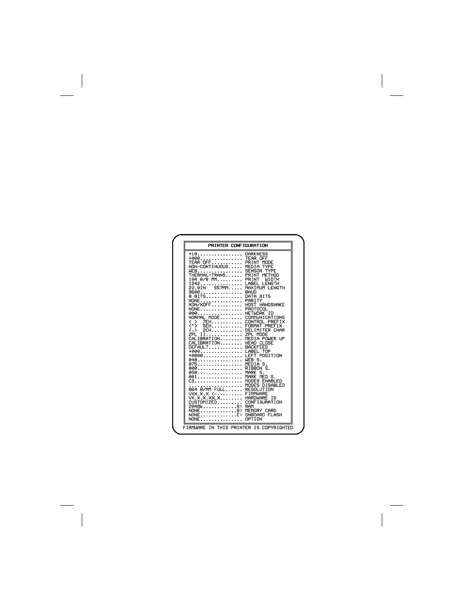 Troubleshooting tests, Printing a configuration label, Recalibration | Zebra Technologies T402 User Manual | Page 42 / 62