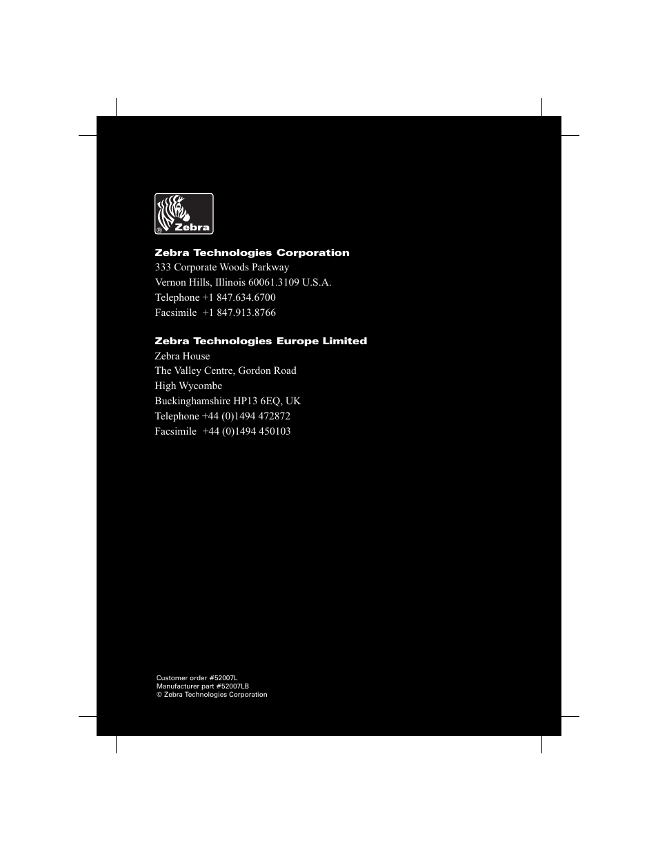 Zebra Technologies T402 User Manual | Page 62 / 62