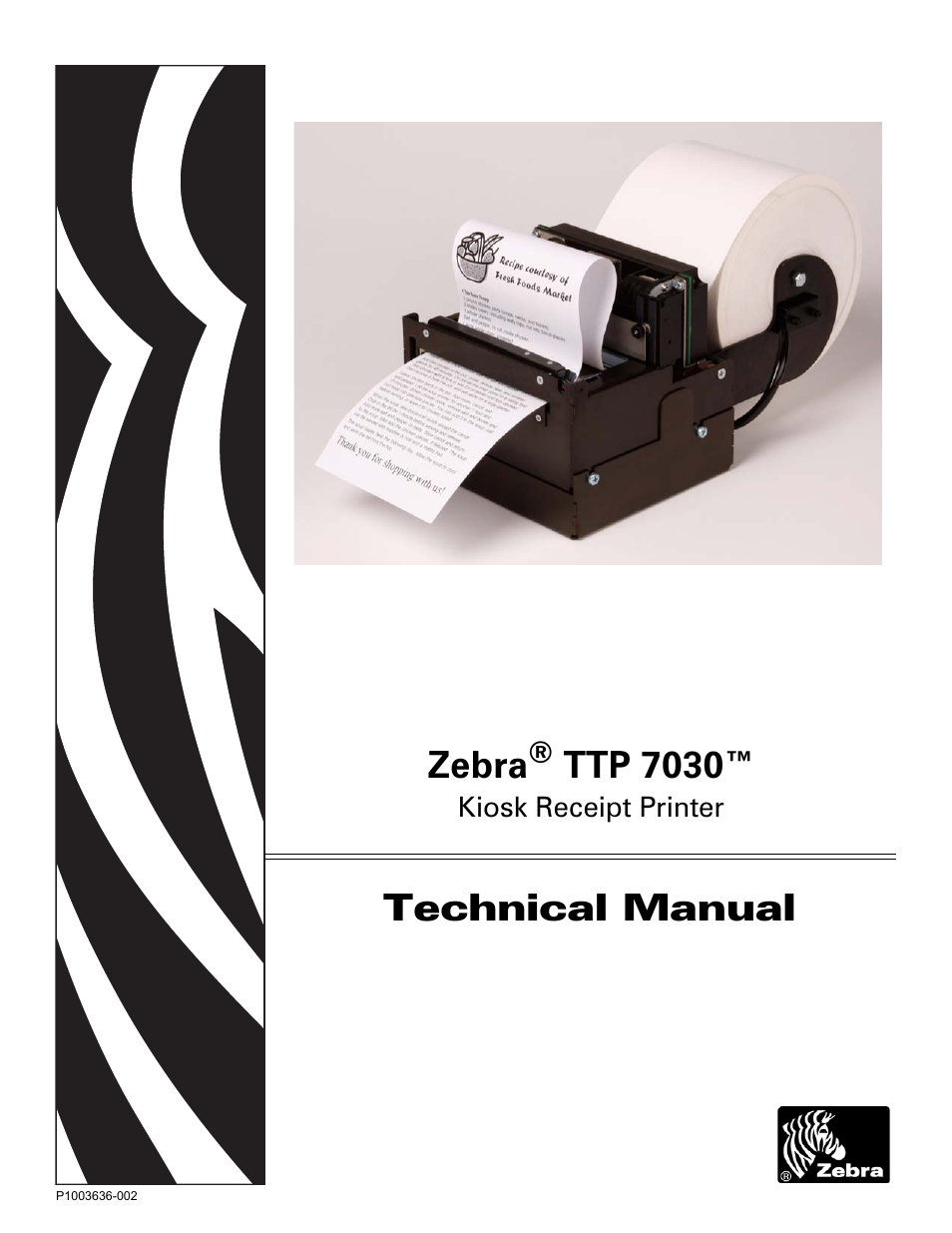 Zebra Technologies TTP 7030 User Manual | 128 pages