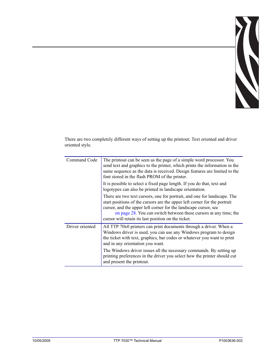 Programming, 5 • programming | Zebra Technologies TTP 7030 User Manual | Page 27 / 128