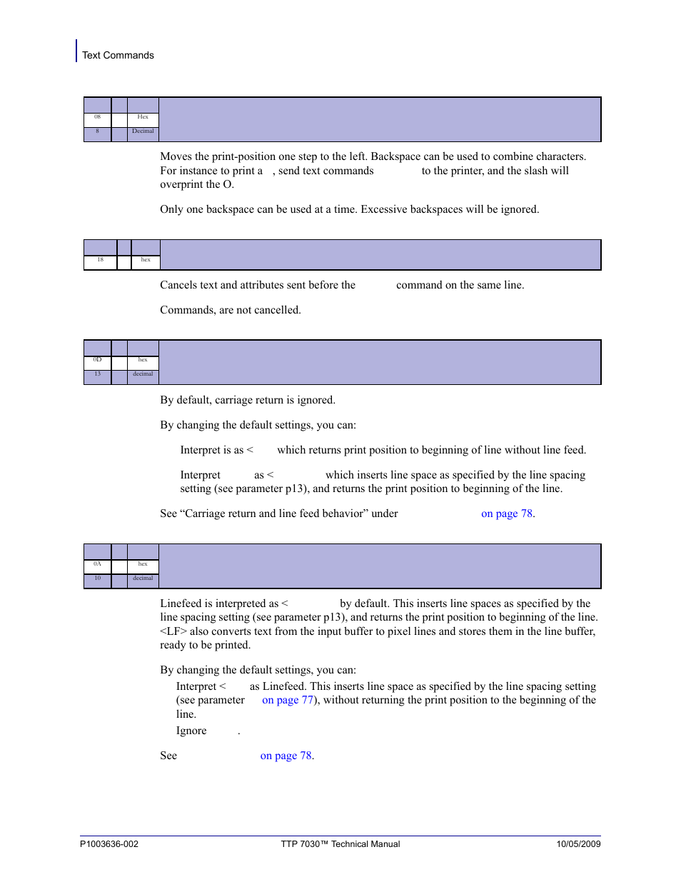 Zebra Technologies TTP 7030 User Manual | Page 38 / 128