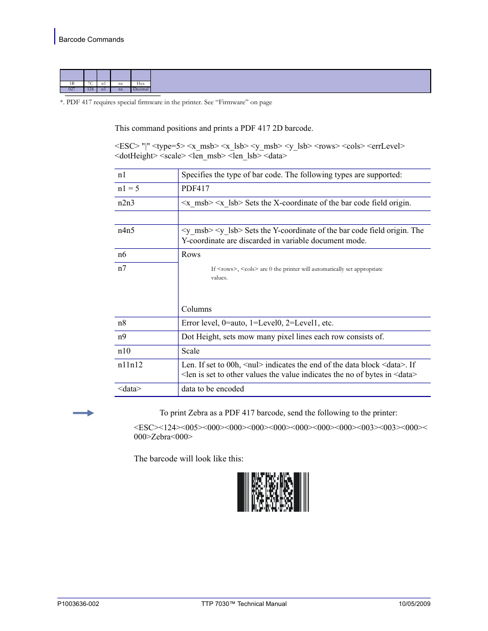 Zebra Technologies TTP 7030 User Manual | Page 44 / 128