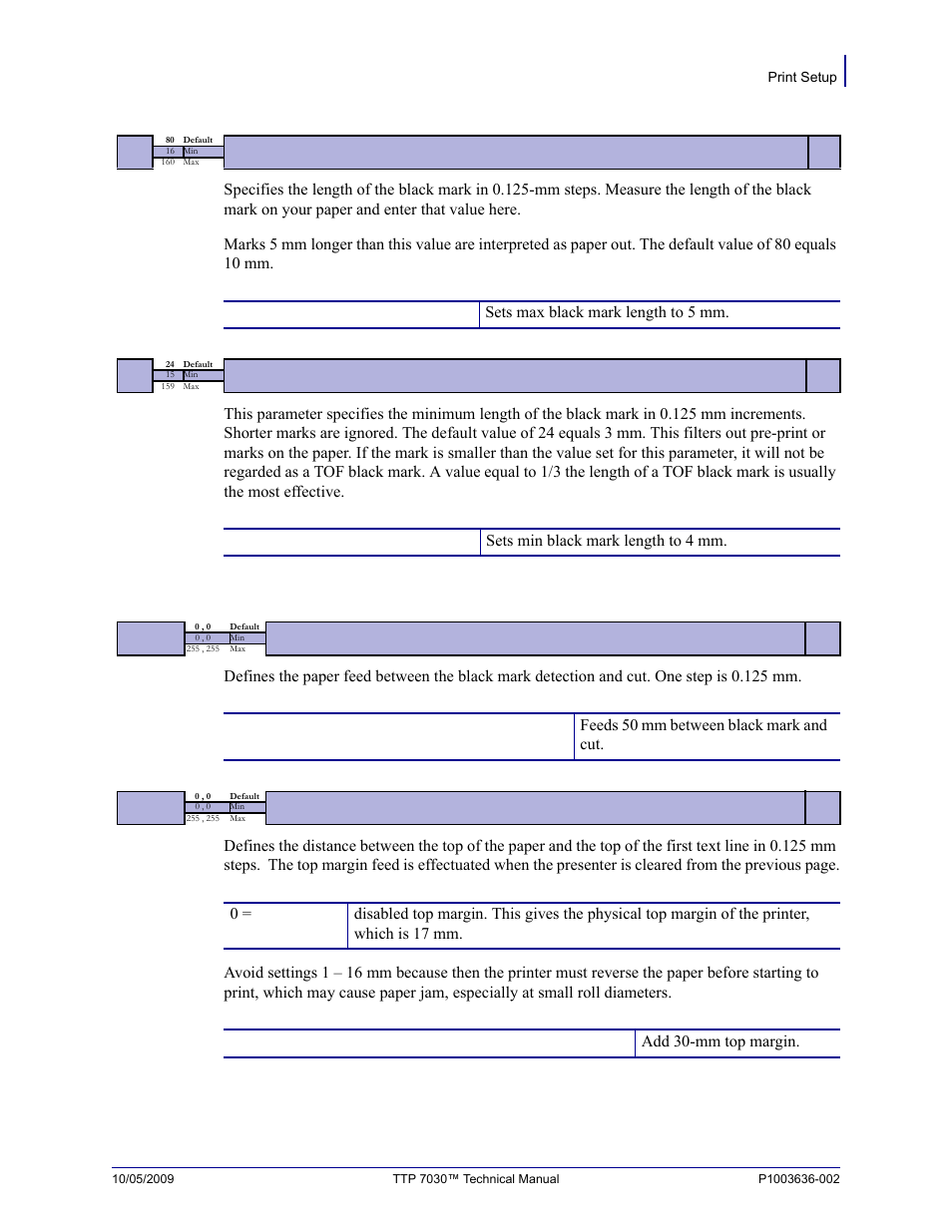 Zebra Technologies TTP 7030 User Manual | Page 81 / 128