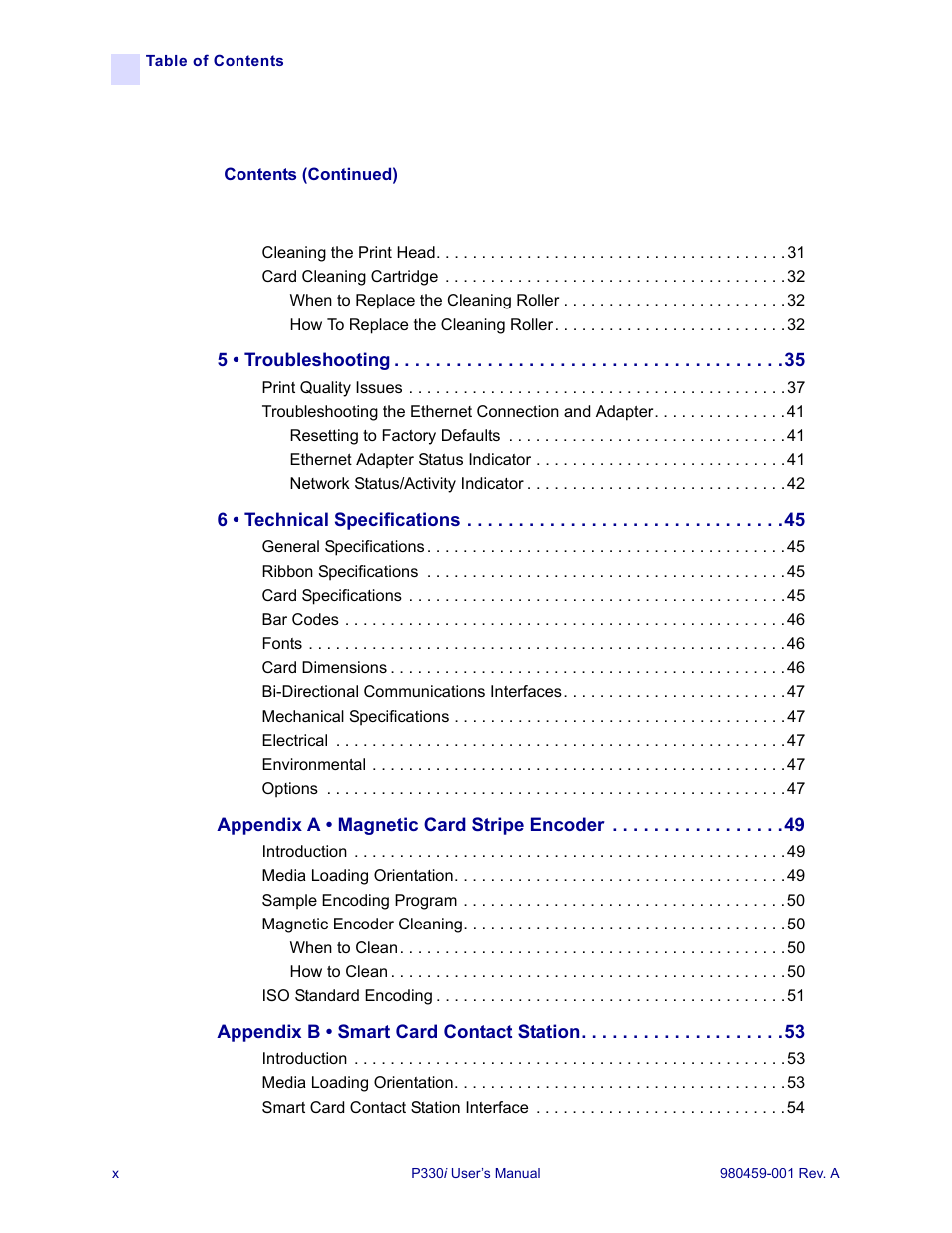 Zebra Technologies Zebra P330i User Manual | Page 10 / 66