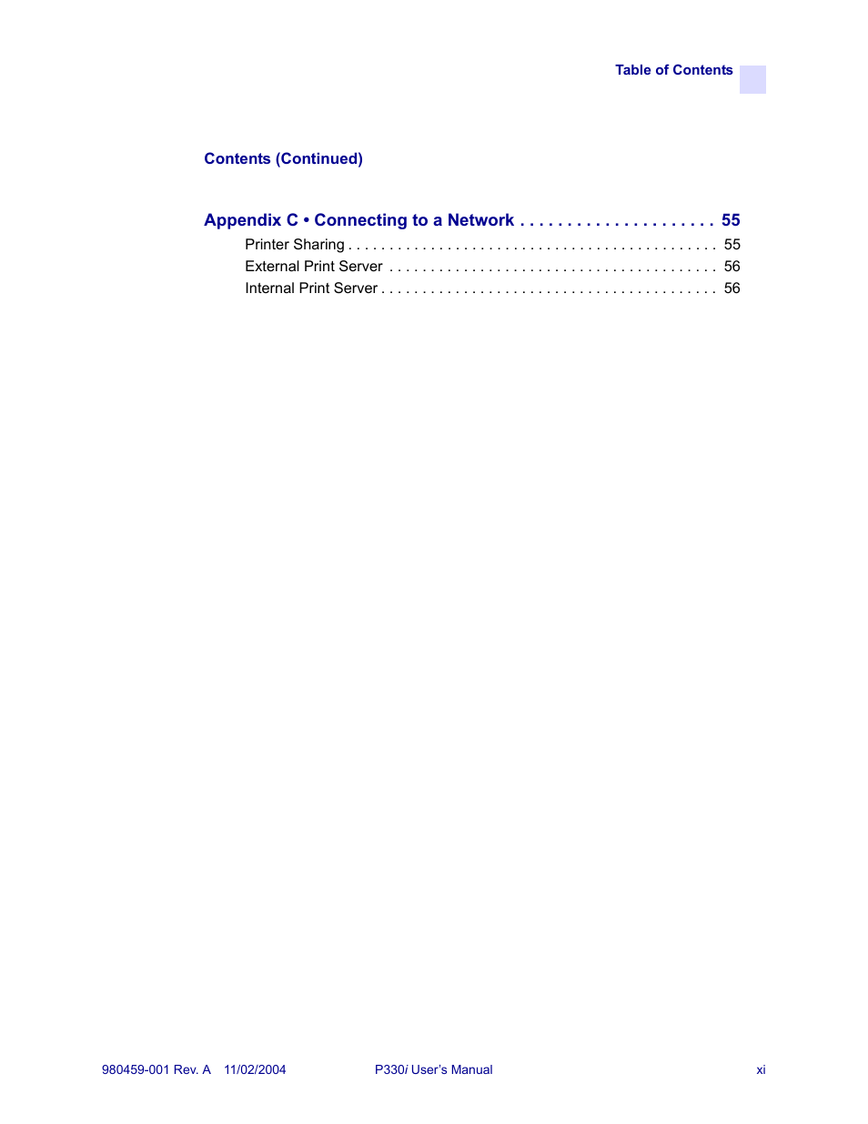 Zebra Technologies Zebra P330i User Manual | Page 11 / 66
