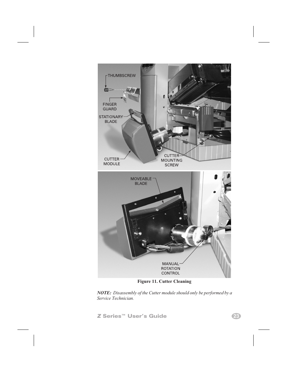 Z series™ user’s guide 23 | Zebra Technologies Zebra Z4000 User Manual | Page 31 / 98