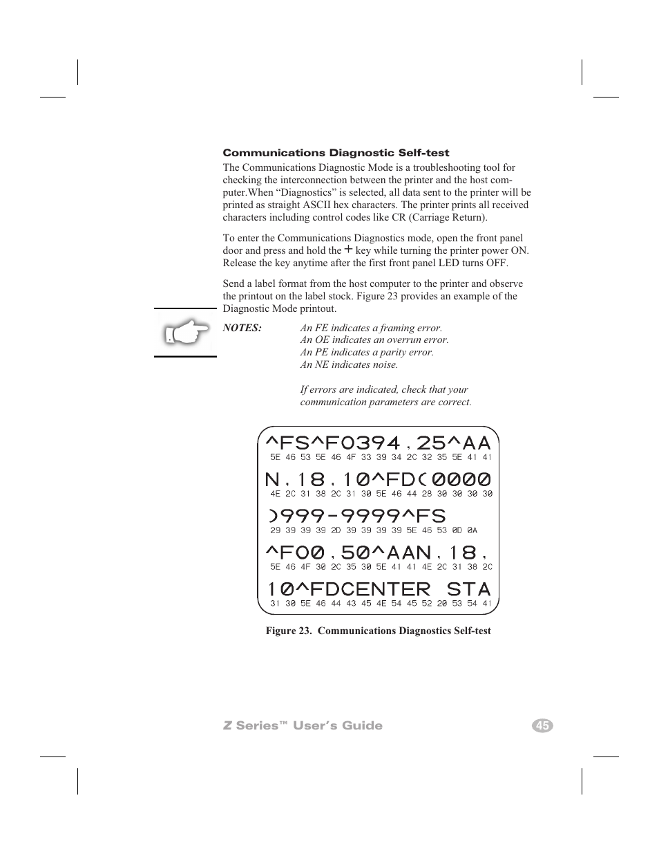 Resetting factory defaults 44, Factory defaults 44, Configuration update (^jus) 44 | Zebra Technologies Zebra Z4000 User Manual | Page 53 / 98