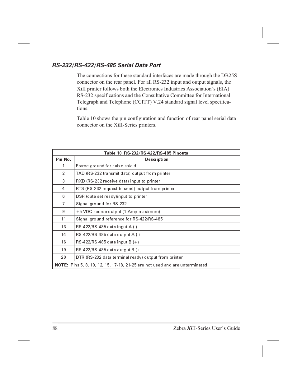 Zebra Technologies XiII-Series User Manual | Page 100 / 118