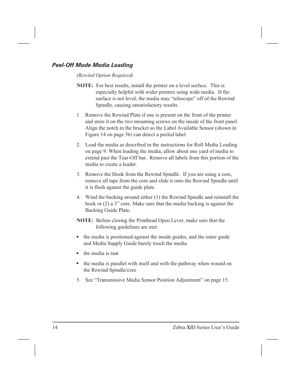 Communications 6, Loading media 6, Introduction to media loading 6 | Zebra Technologies XiII-Series User Manual | Page 26 / 118