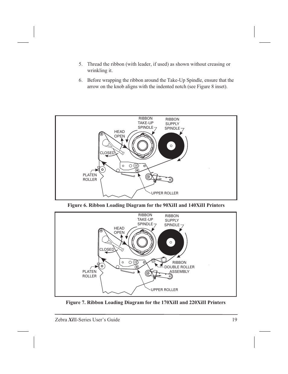 Rewind mode media loading 11 | Zebra Technologies XiII-Series User Manual | Page 31 / 118