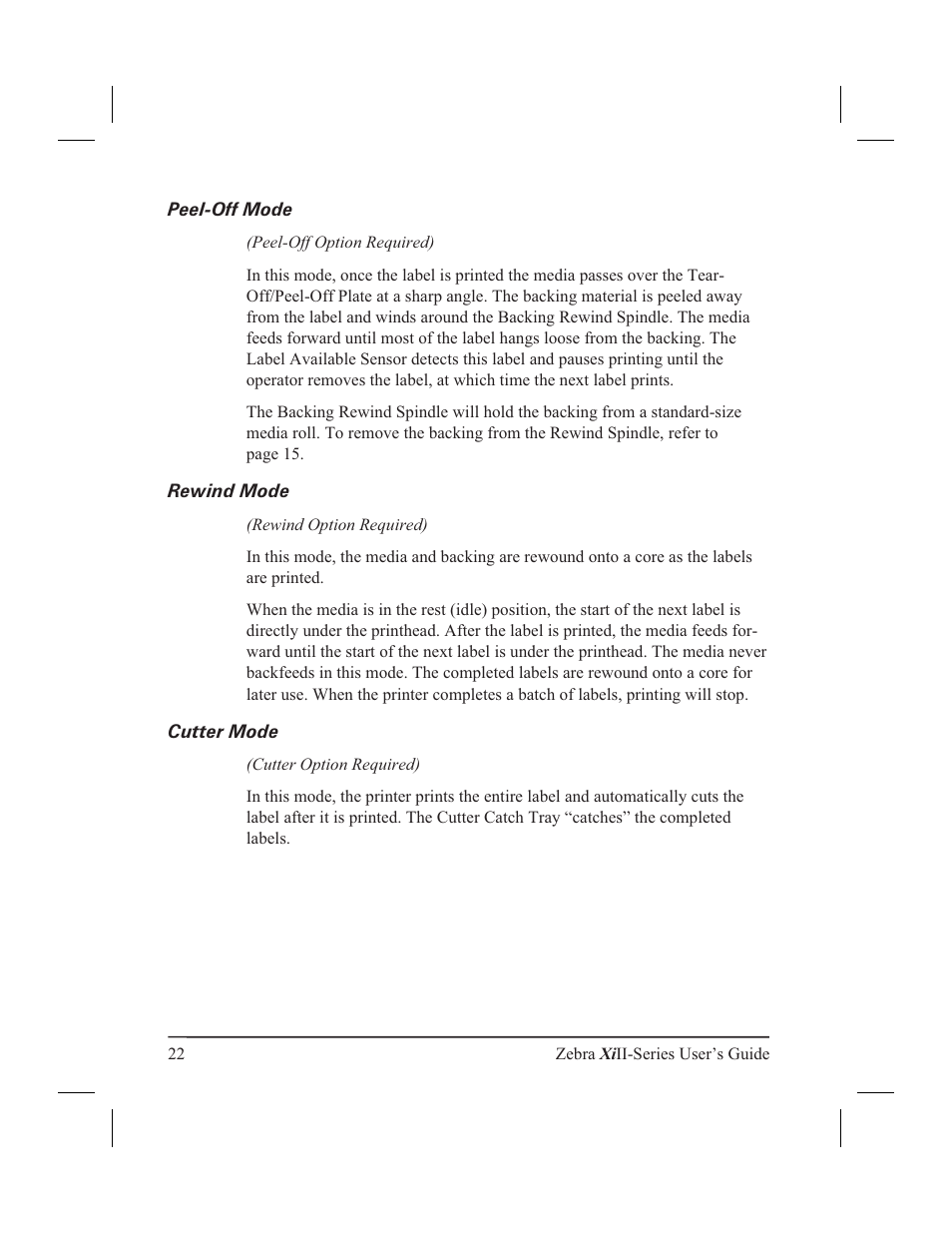 Zebra Technologies XiII-Series User Manual | Page 34 / 118