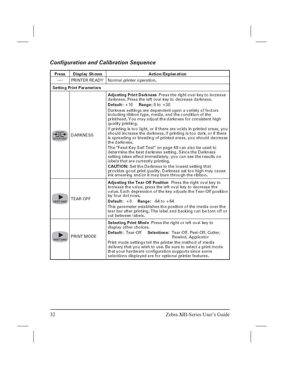 Reporting damage 4, Storage and reshipping 4, Configuration and calibration sequence | Zebra Technologies XiII-Series User Manual | Page 44 / 118