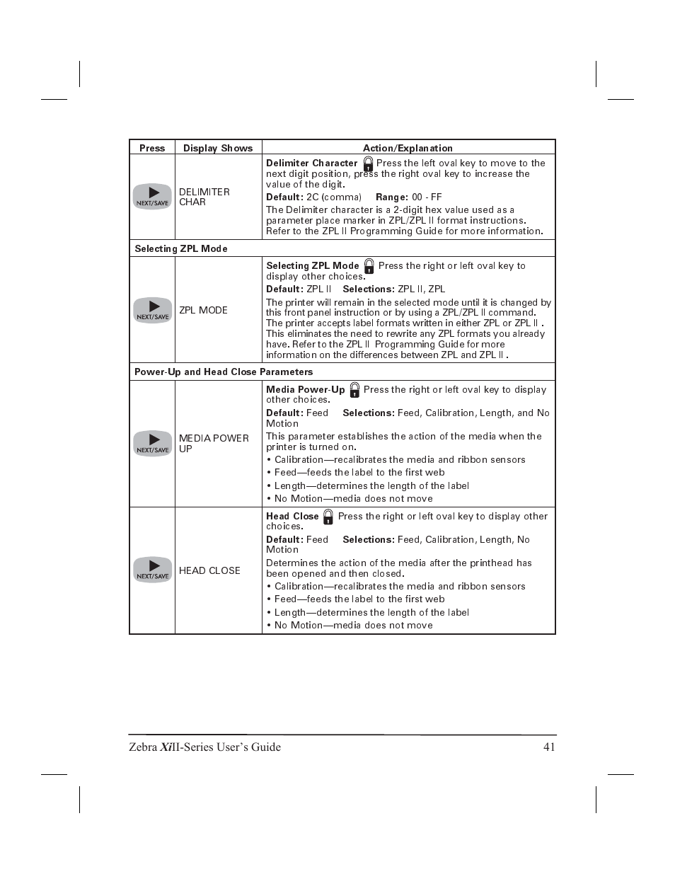 Zebra Technologies XiII-Series User Manual | Page 53 / 118