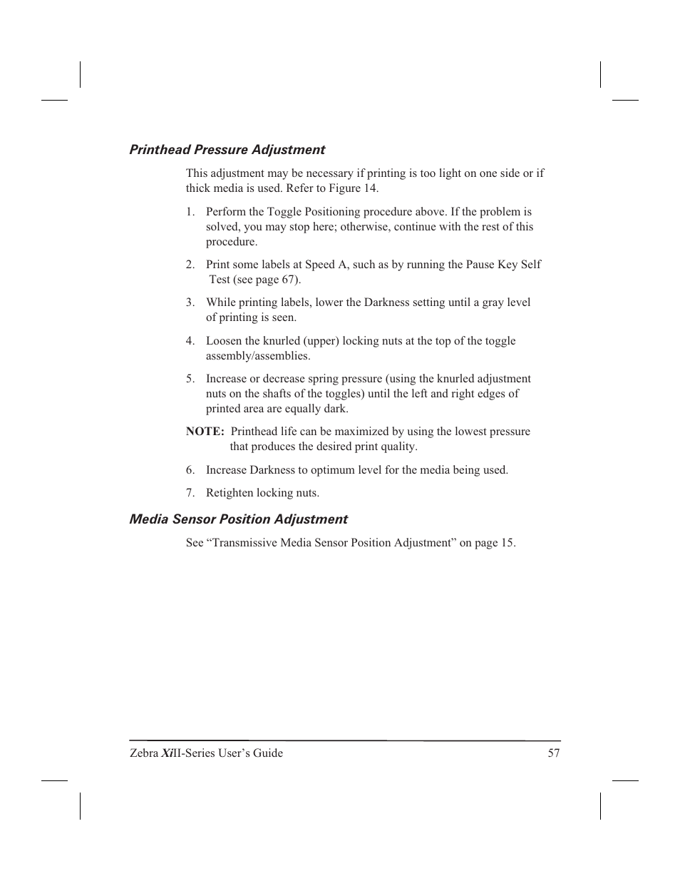 Warranty information iii | Zebra Technologies XiII-Series User Manual | Page 69 / 118