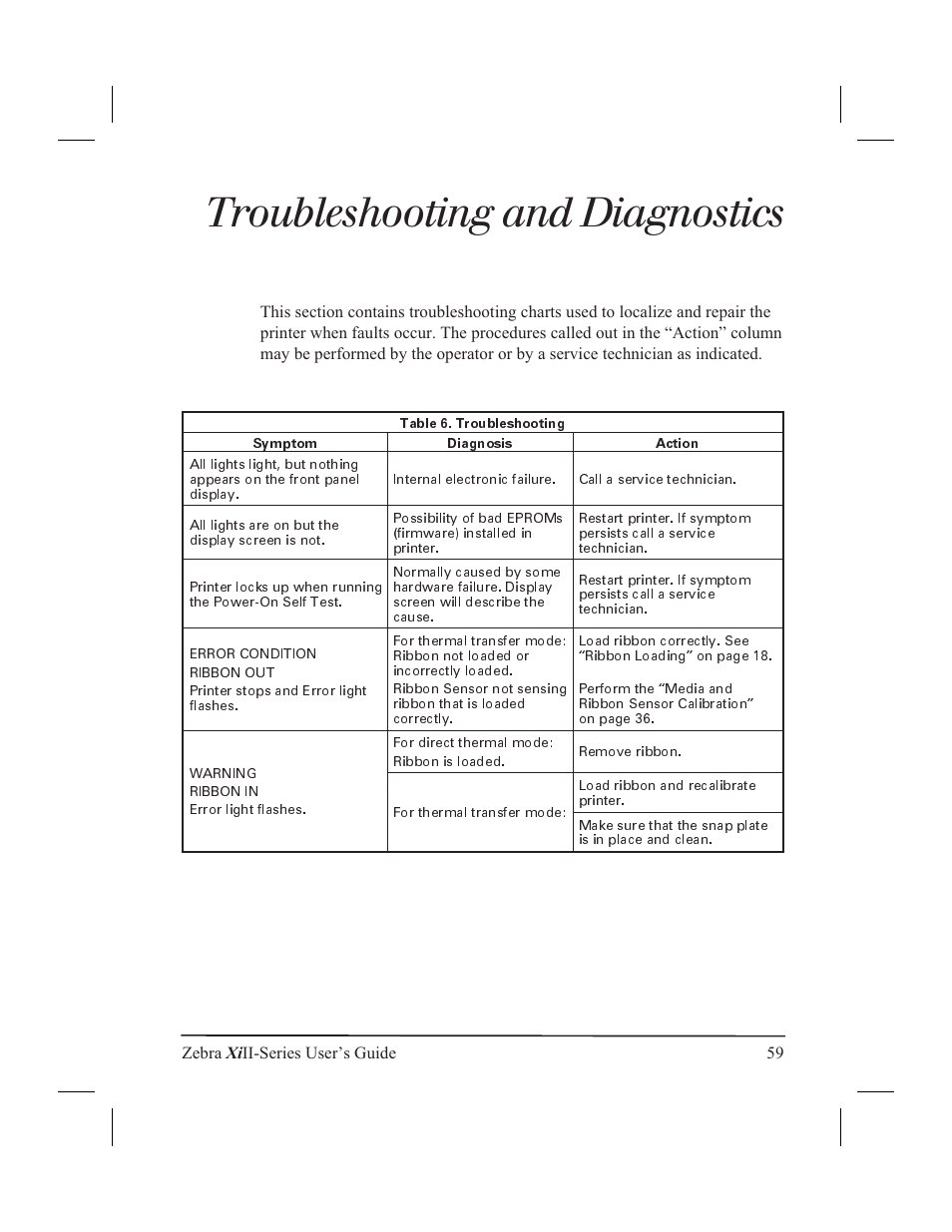 Zebra Technologies XiII-Series User Manual | Page 71 / 118