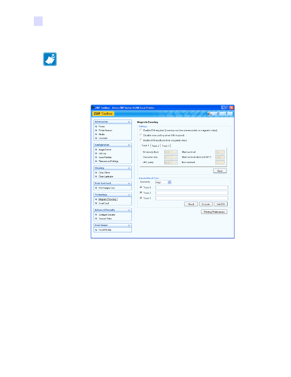 Technology, Magnetic encoding | Zebra Technologies P1013372-001 REV. A User Manual | Page 104 / 216