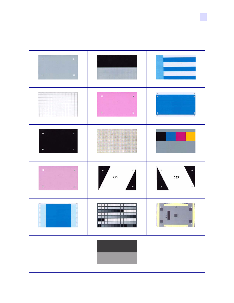 Ocp test card images | Zebra Technologies P1013372-001 REV. A User Manual | Page 131 / 216