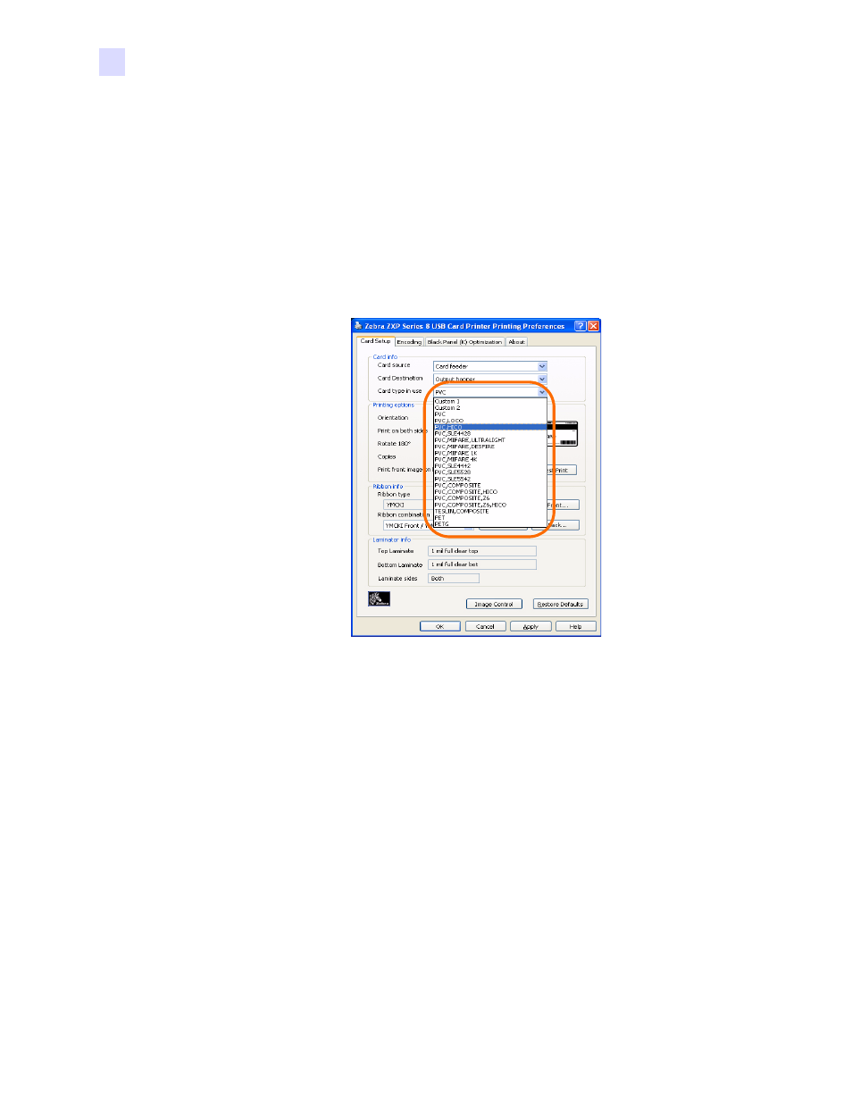 Driver setting | Zebra Technologies P1013372-001 REV. A User Manual | Page 196 / 216