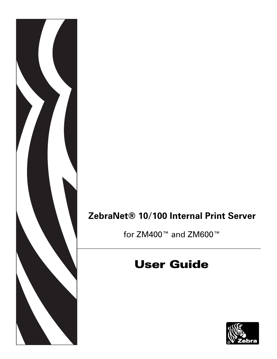 Zebra Technologies ZebraNet ZM400TM User Manual | 130 pages