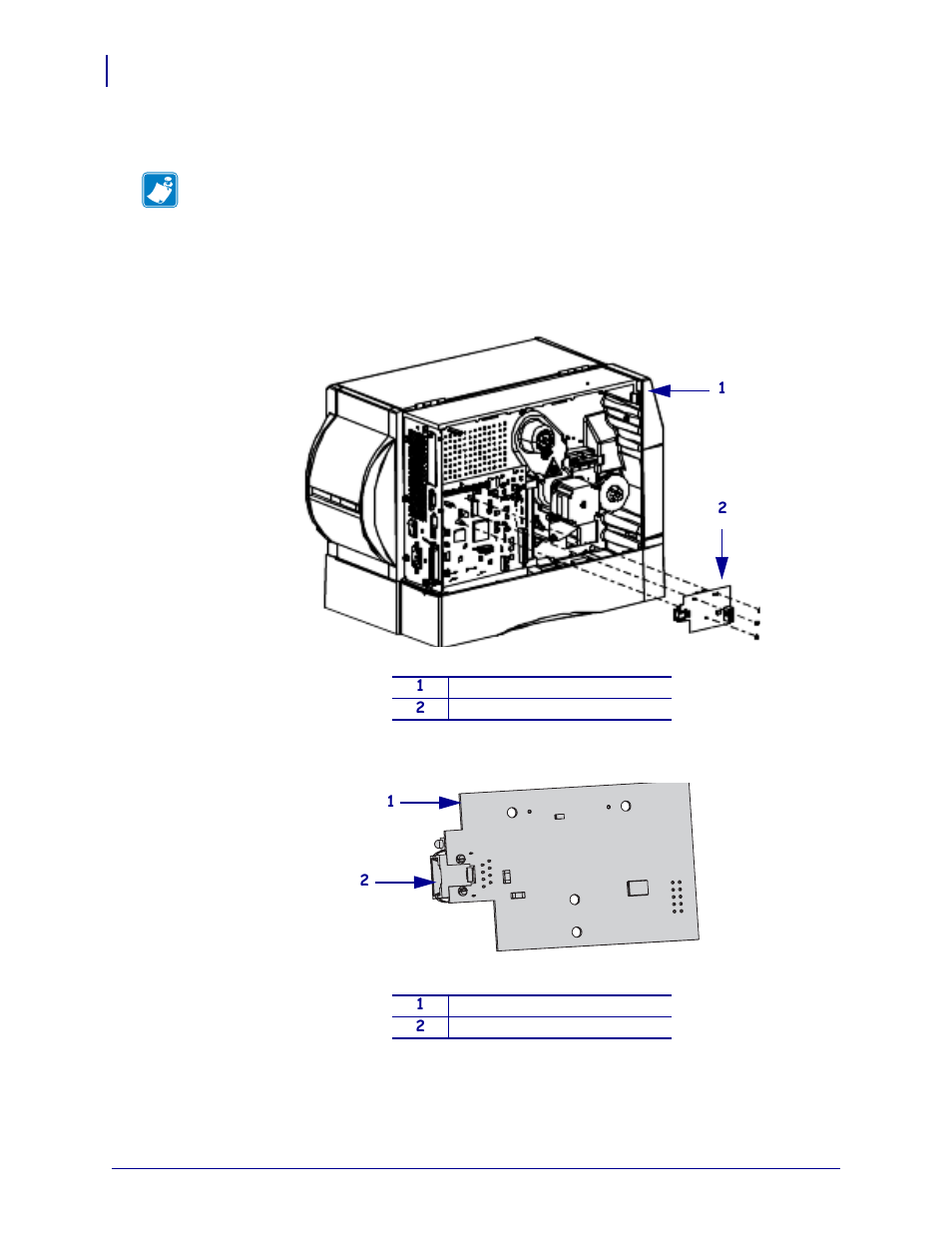 10/100 internal ps | Zebra Technologies ZebraNet ZM400TM User Manual | Page 48 / 130