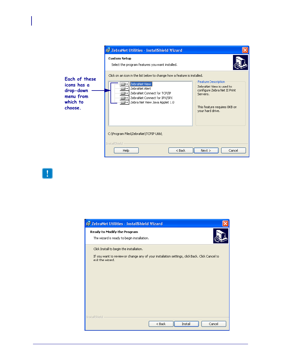 Figure 17 | Zebra Technologies ZebraNet ZM400TM User Manual | Page 50 / 130