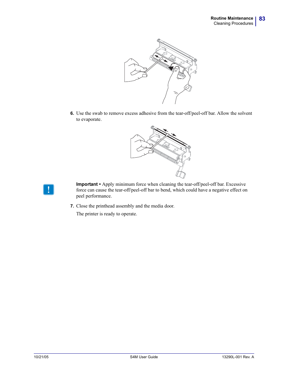 Zebra S4M User Manual | Page 89 / 132
