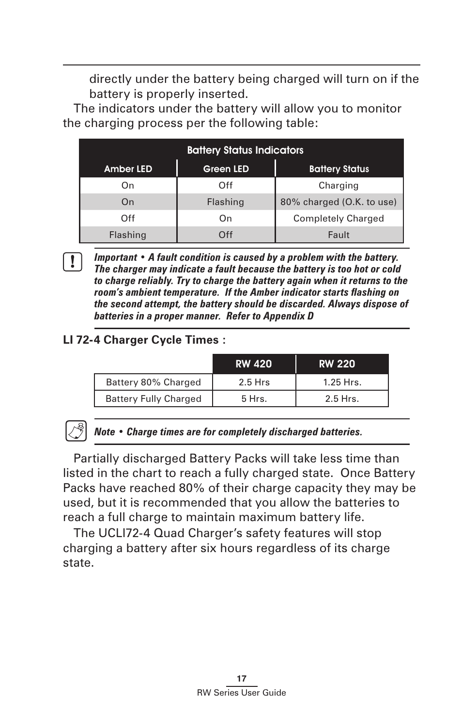 Zebra Technologies RW SERIES User Manual | Page 17 / 84