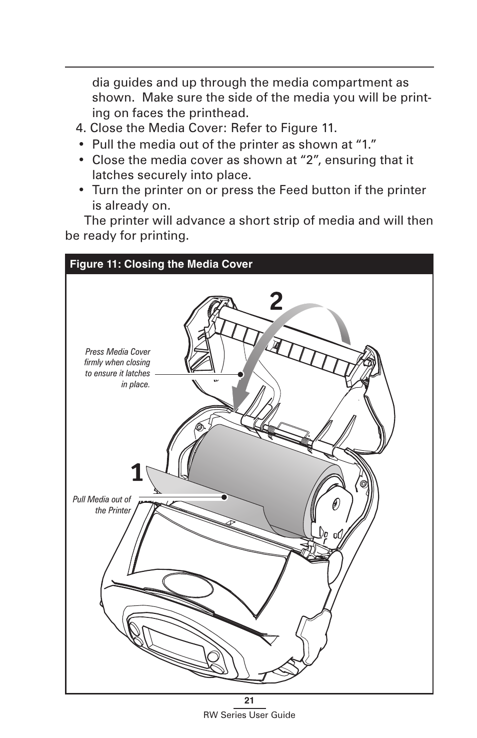 Zebra Technologies RW SERIES User Manual | Page 21 / 84