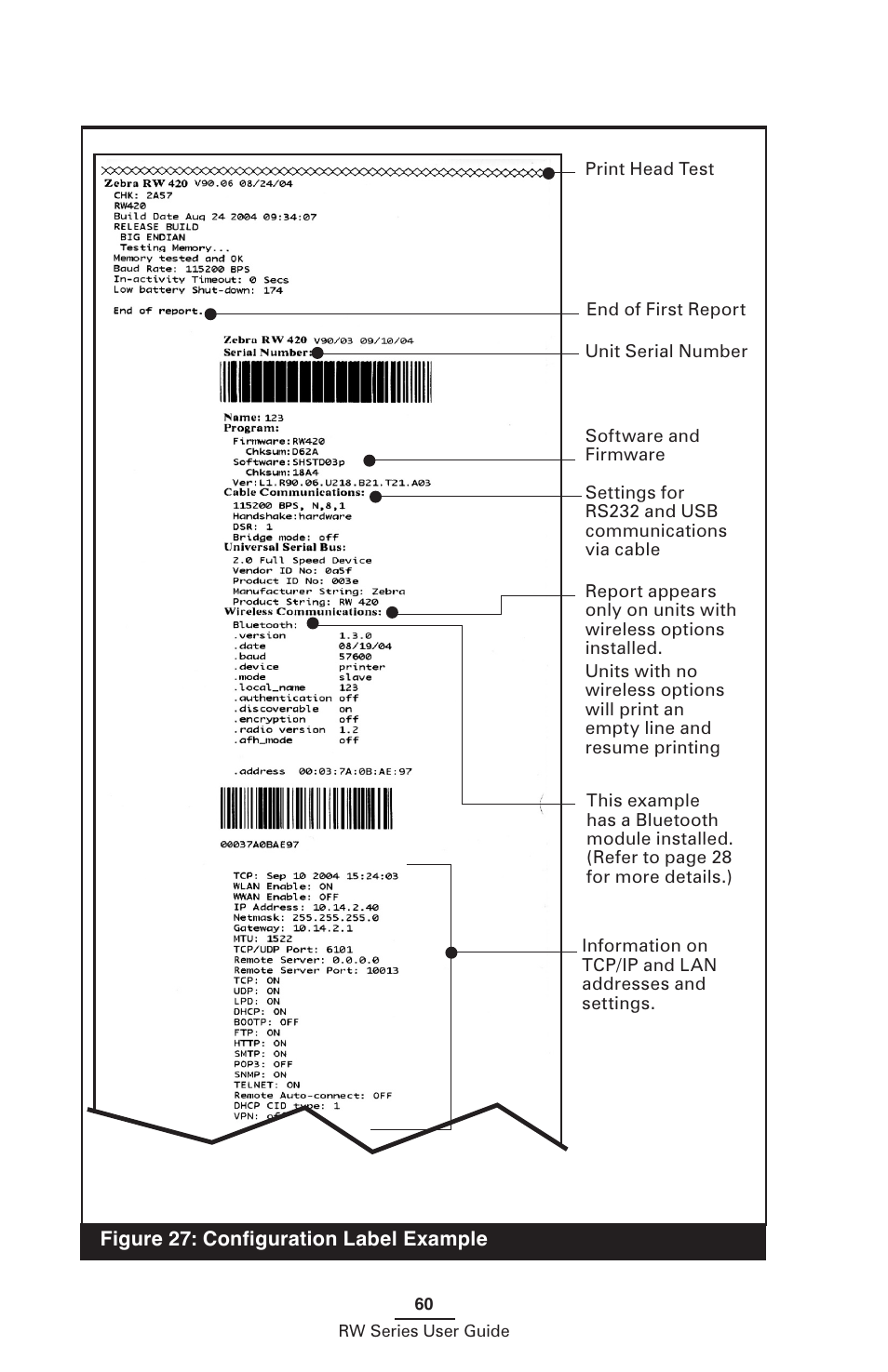 Zebra Technologies RW SERIES User Manual | Page 60 / 84