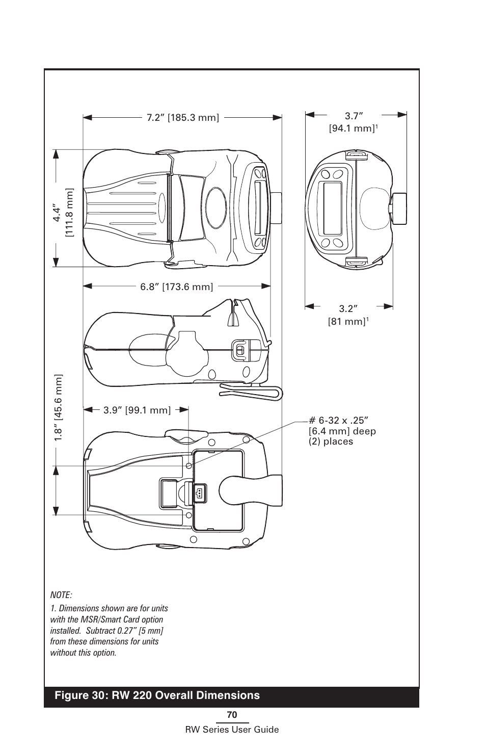 Zebra Technologies RW SERIES User Manual | Page 70 / 84