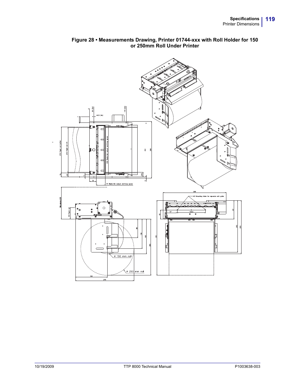 Zebra Technologies TTP 8000 User Manual | Page 119 / 132