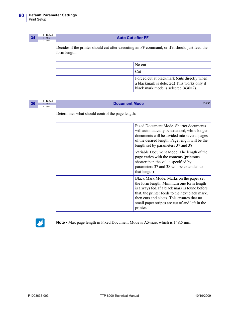 Zebra Technologies TTP 8000 User Manual | Page 80 / 132