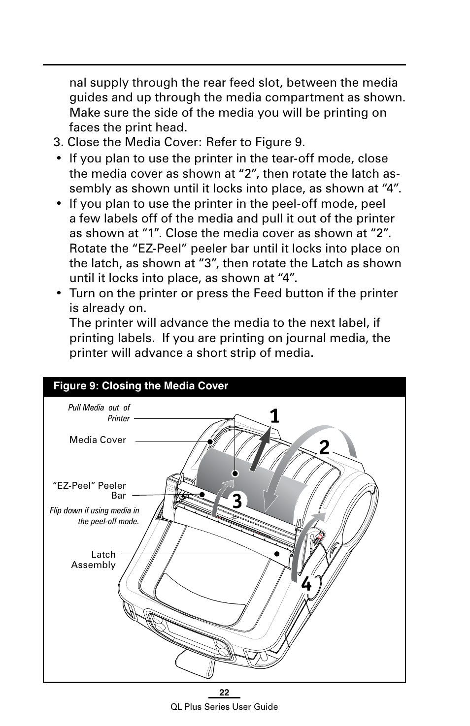 Zebra Technologies ZEBRA QL UMAN-QLP-001 User Manual | Page 22 / 86