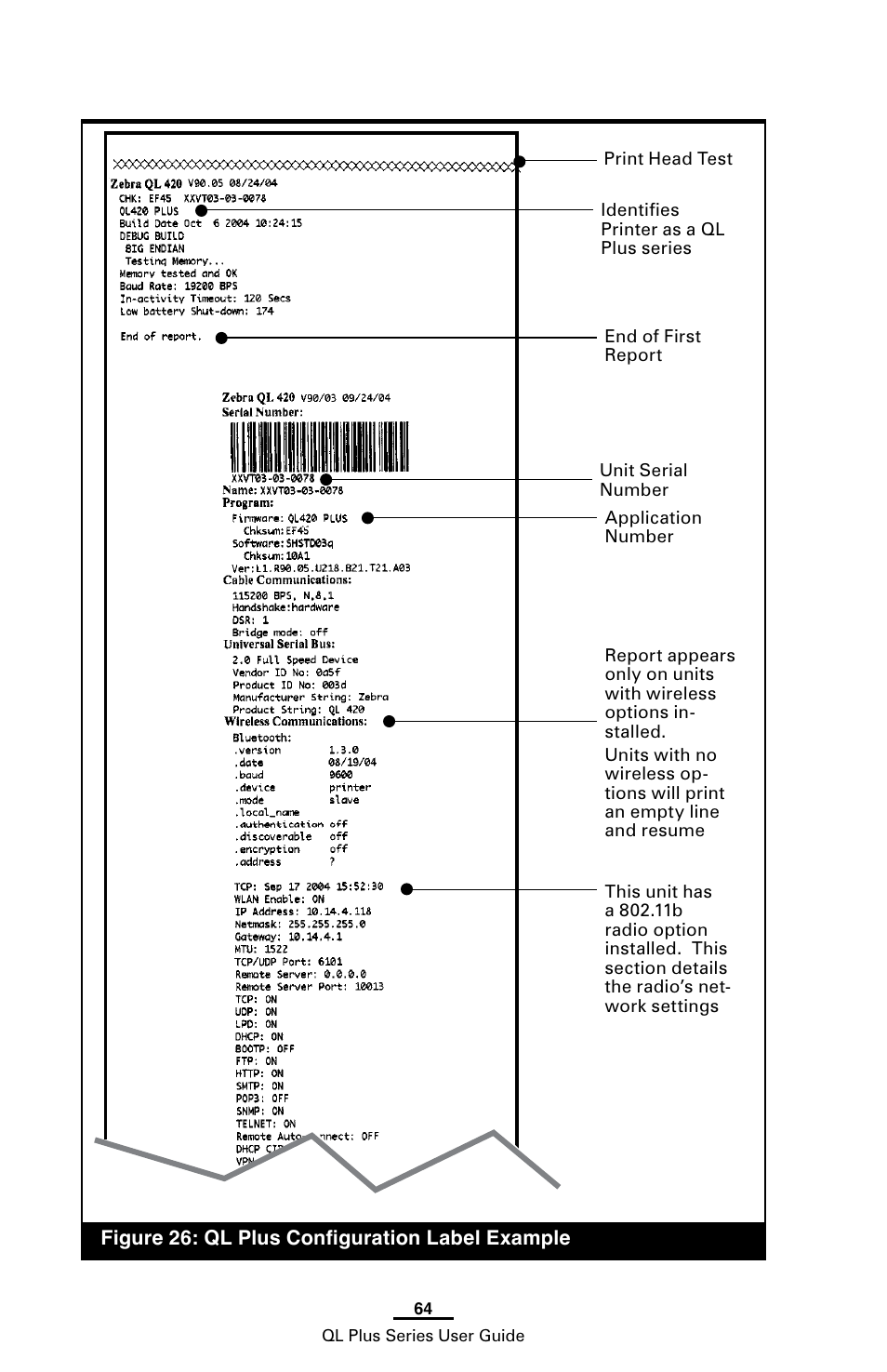 Zebra Technologies ZEBRA QL UMAN-QLP-001 User Manual | Page 64 / 86