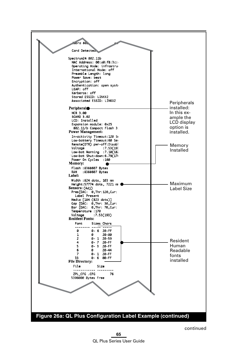 Zebra Technologies ZEBRA QL UMAN-QLP-001 User Manual | Page 65 / 86