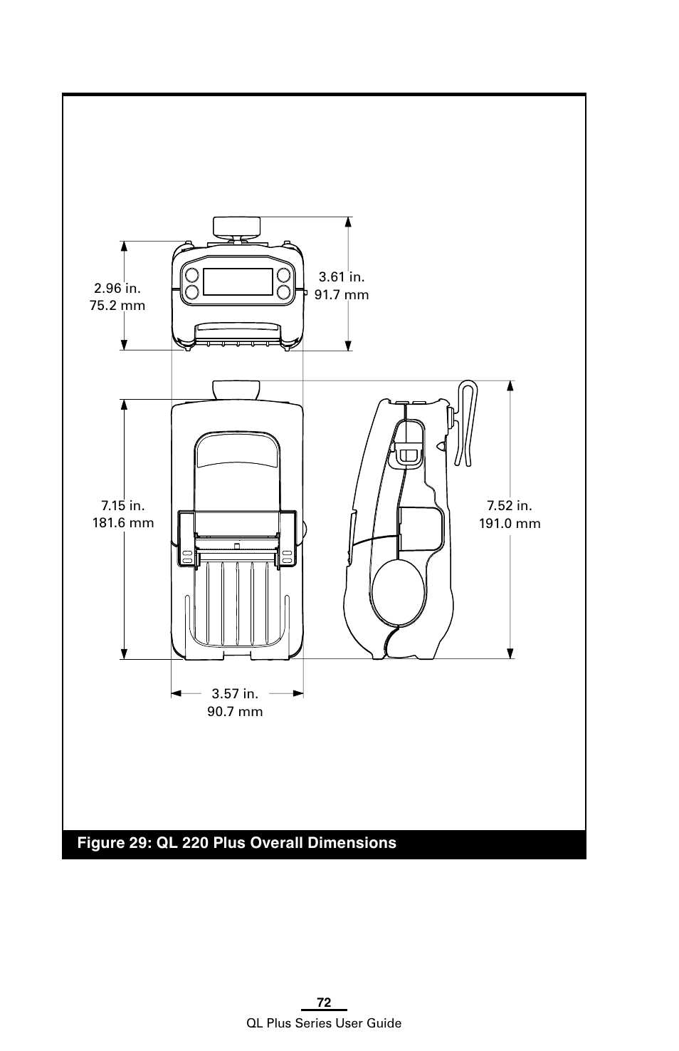 Zebra Technologies ZEBRA QL UMAN-QLP-001 User Manual | Page 72 / 86