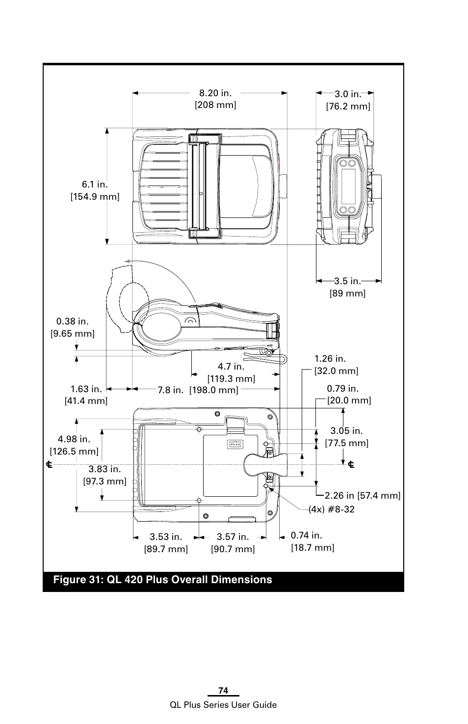 Zebra Technologies ZEBRA QL UMAN-QLP-001 User Manual | Page 74 / 86