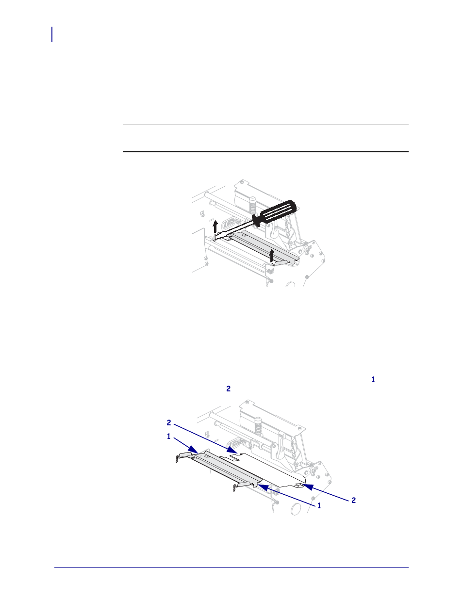 Clean the snap plate | Zebra 105SL User Manual | Page 122 / 174