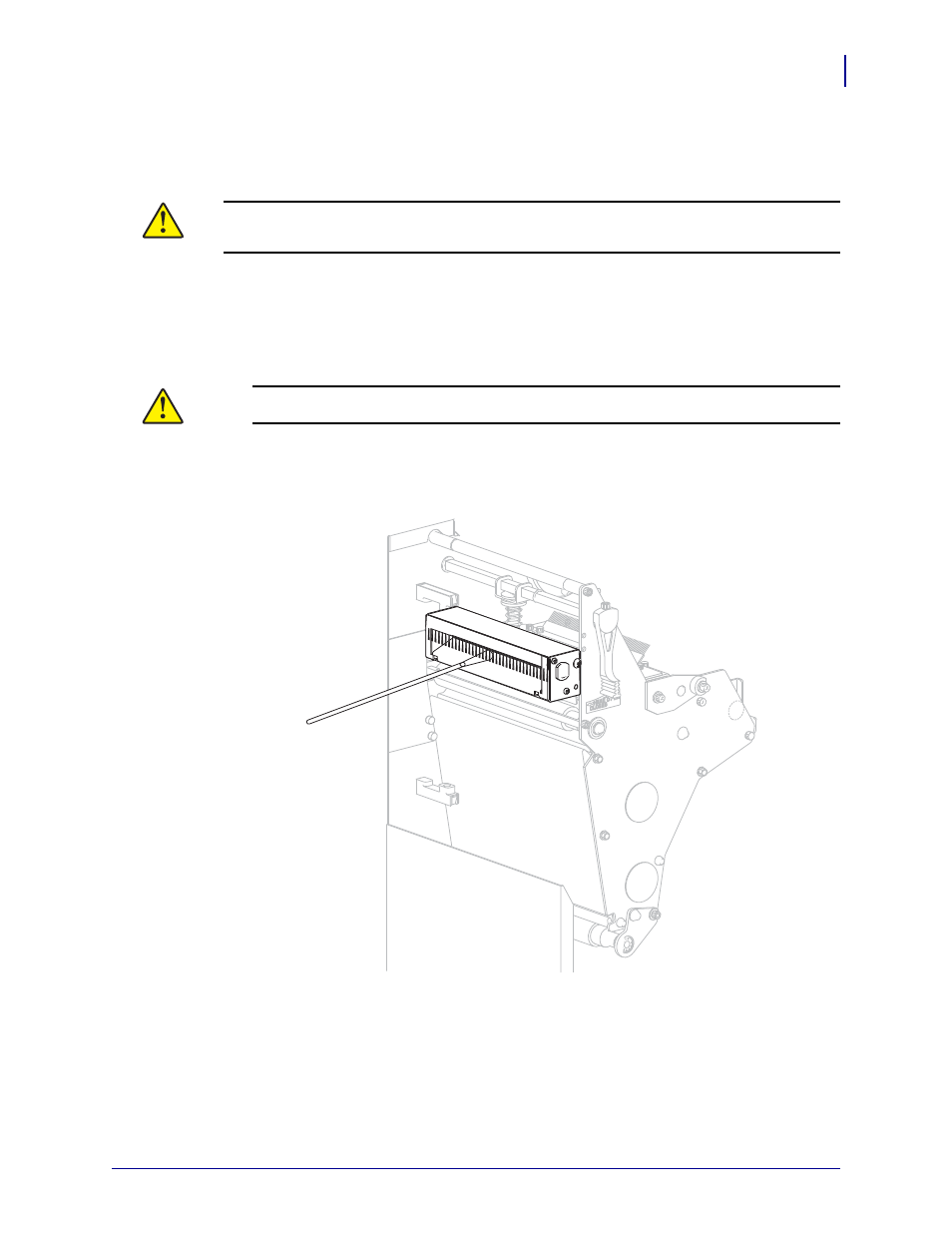 Clean the cutter | Zebra 105SL User Manual | Page 123 / 174