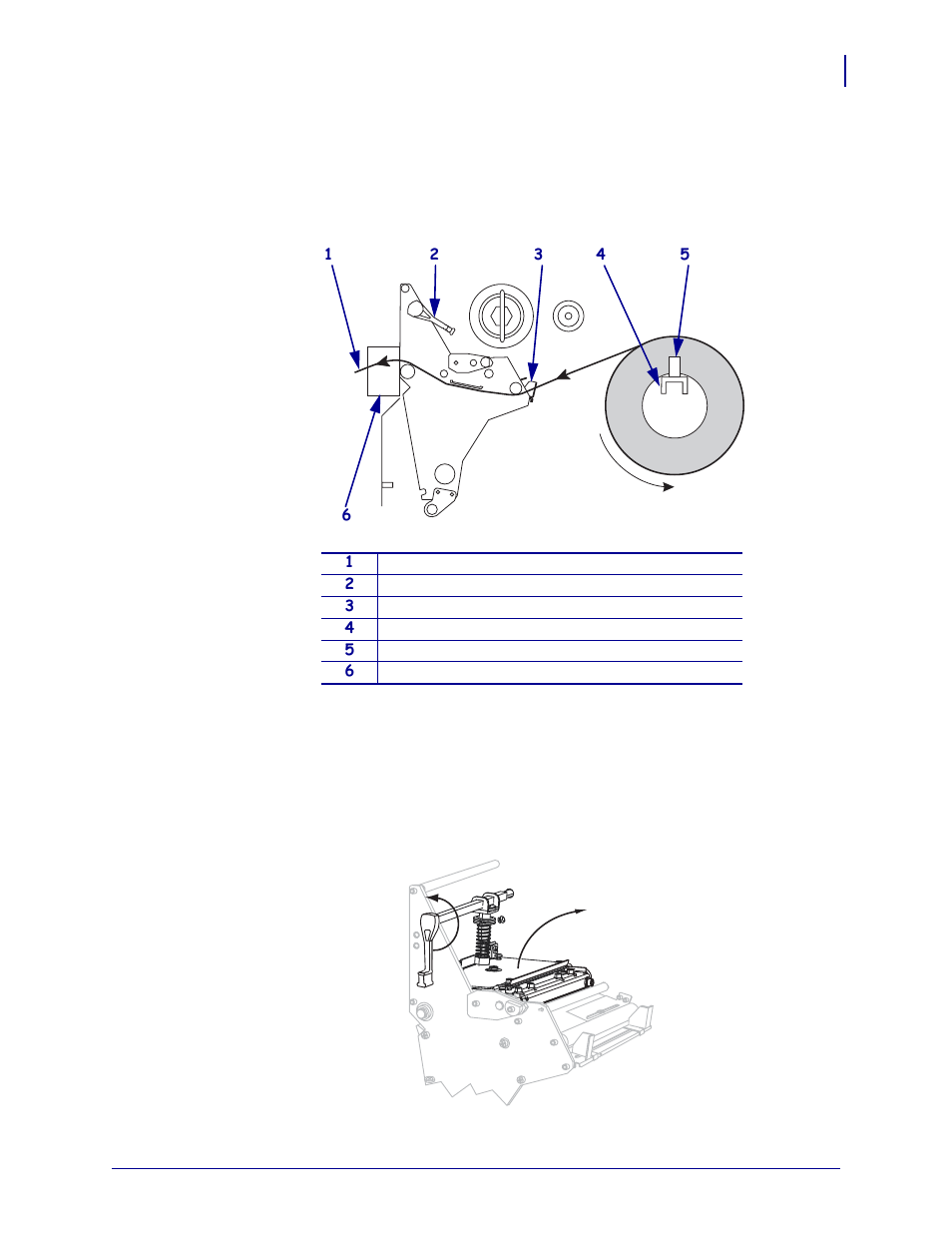 Load media in cutter mode, Load media in cutter | Zebra 105SL User Manual | Page 65 / 174