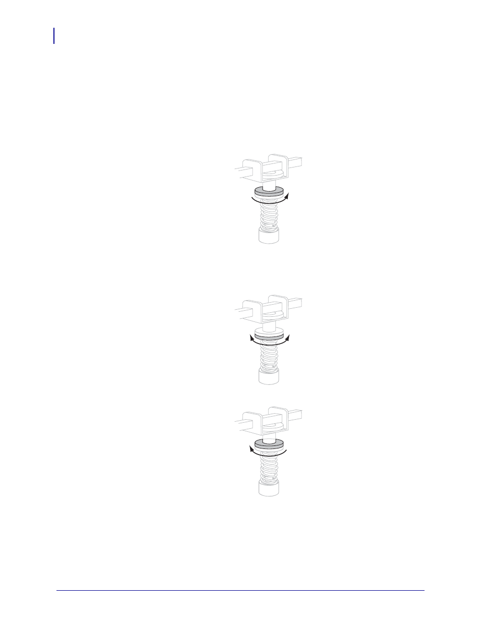 Printhead pressure adjustment | Zebra 105SL User Manual | Page 78 / 174