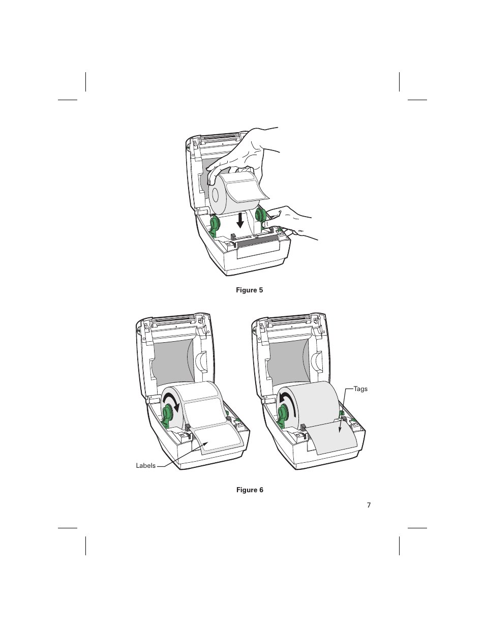 Figure 5, Figure 6 | Zebra Technologies DA402 User Manual | Page 13 / 56