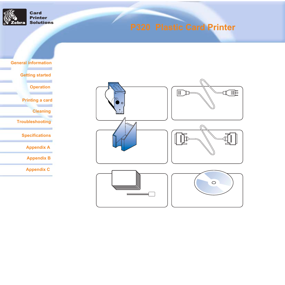 P320 i plastic card printer | Zebra Technologies P320i User Manual | Page 10 / 49